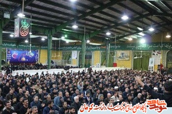 حسینیه ثارالله رفسنجان میزبان دل های غصه دار شهید سلیمانی بود