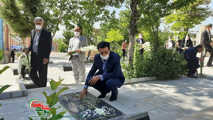 آیین گرامیداشت حماسه سوم خرداد‌ در گلزار شهدای شهرکرد