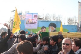 تشییع پیکر مطهر شهید مدافع حرم «خداداد حسینی»