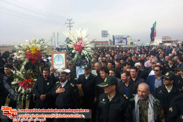 پیکر شهید مدافع امنیت «رضا امامی» در بهارستان تشییع شد...