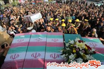 تشييع پيكر مطهر 15 شهيد گمنام در استان مازندران تشييع پيكر مطهر 15 شهيد گمنام در استان مازندران