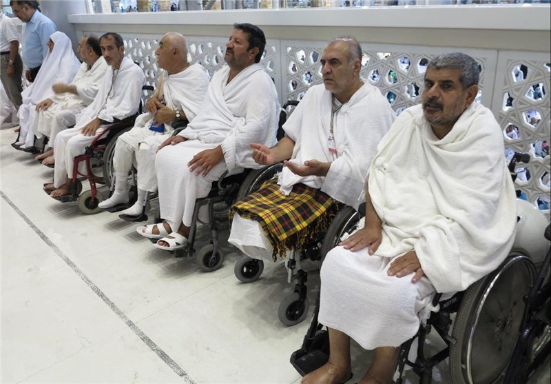 پایان مناسک حج کاروان ویژه جانبازان در سرزمین منا پایان مناسک حج کاروان ویژه جانبازان در سرزمین منا