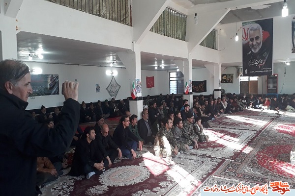 برگزاری یادواره شهدا روستا  باش محله در شهرستان فاروج
