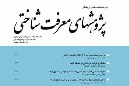 بررسی عقلگرایی شهید صدر در «پژوهشهای معرفتشناختی» بررسی عقلگرایی شهید صدر در «پژوهشهای معرفتشناختی»