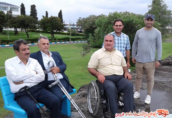 اردوی جانبازان ۷۰ درصد قزوینی در شمال کشور به روایت دوربین