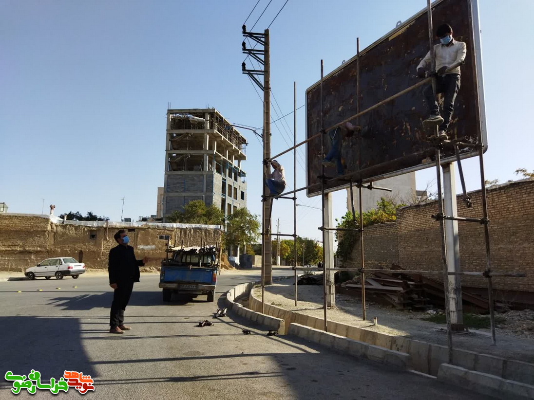 بهسازی تمثال سرداران شهید تربت حیدریه