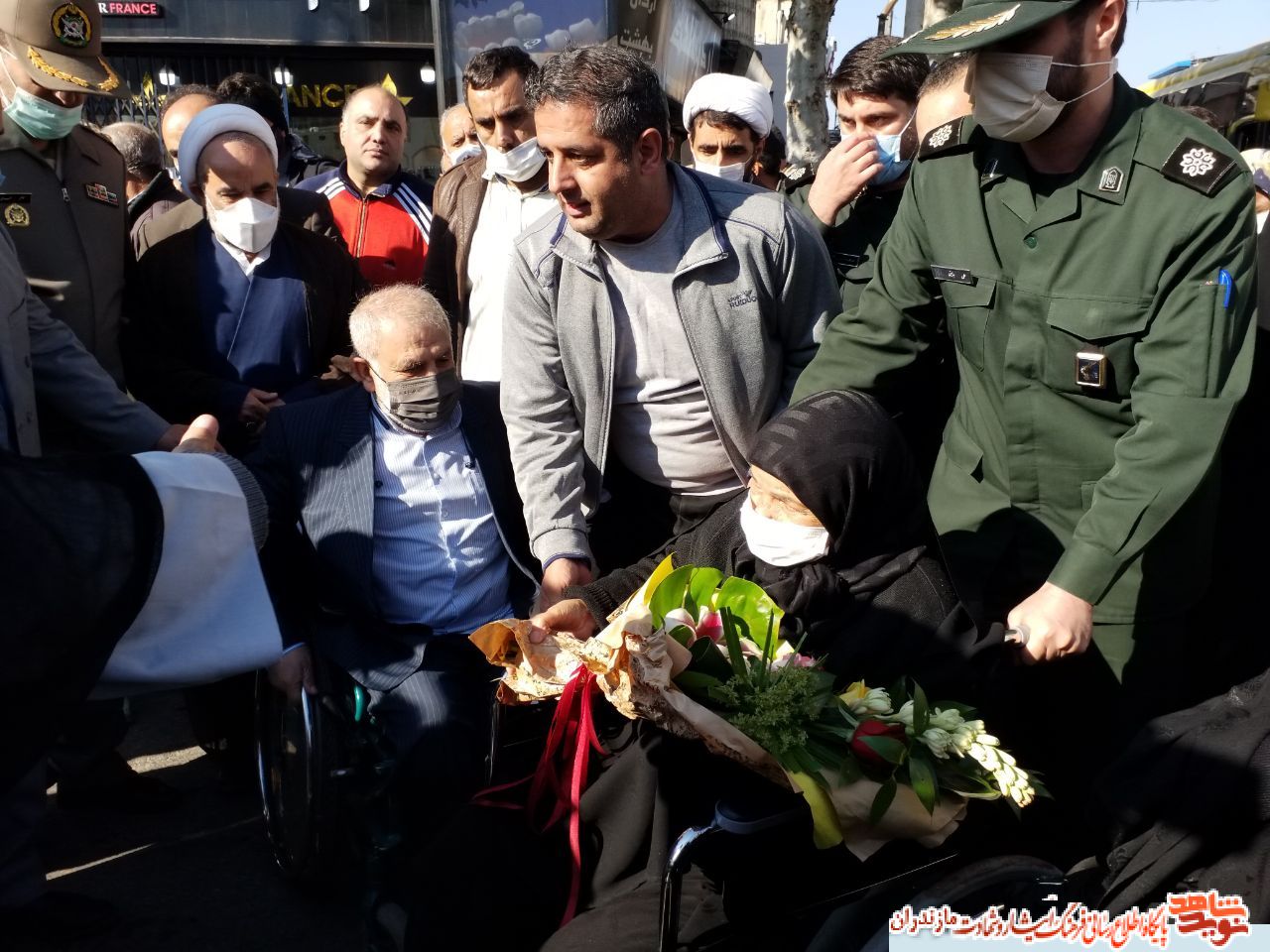 گزارش تصويرى|برگزاری مراسم استقبال از خانواده شهید والا مقام محسن اسماعیلی در قائم شهر مازندران
