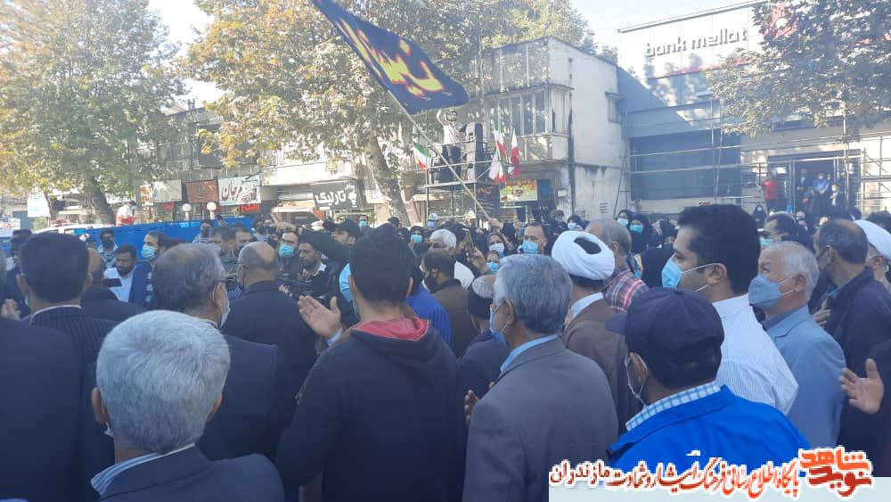 گزارش تصويرى|برگزاری مراسم استقبال از خانواده شهید والا مقام محسن اسماعیلی در قائم شهر مازندران
