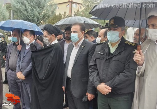 پیکر مطهر شهید مدافع امنیت «رحمان پور دهقان» در خرم‌آباد تشییع شد
