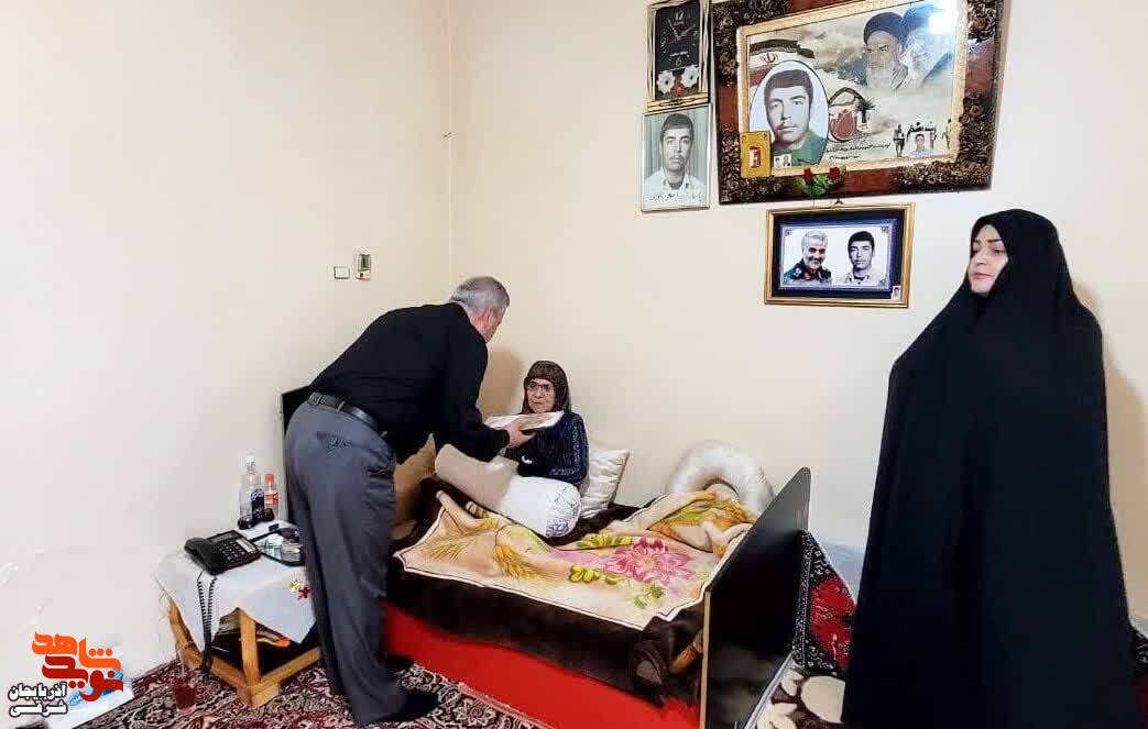 حضور سلمانی در منزل شهید اصغر نانوائی