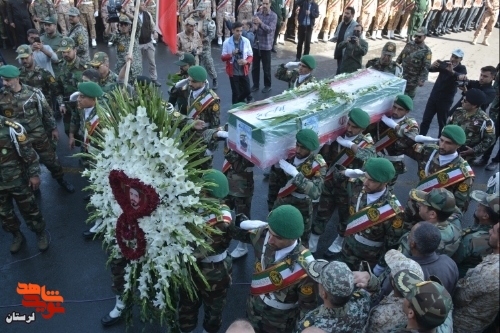 پیکر شهید وطن «مهدی نقوی» در بروجرد تشییع شد