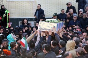 آئین تشییع ۴ شهید گمنام در اردبیل