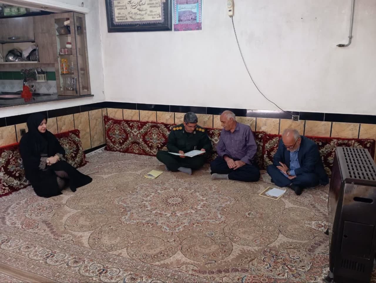 دیدار با خانواده معظم شاهد و ایثارگر در شهرستان بوکان
