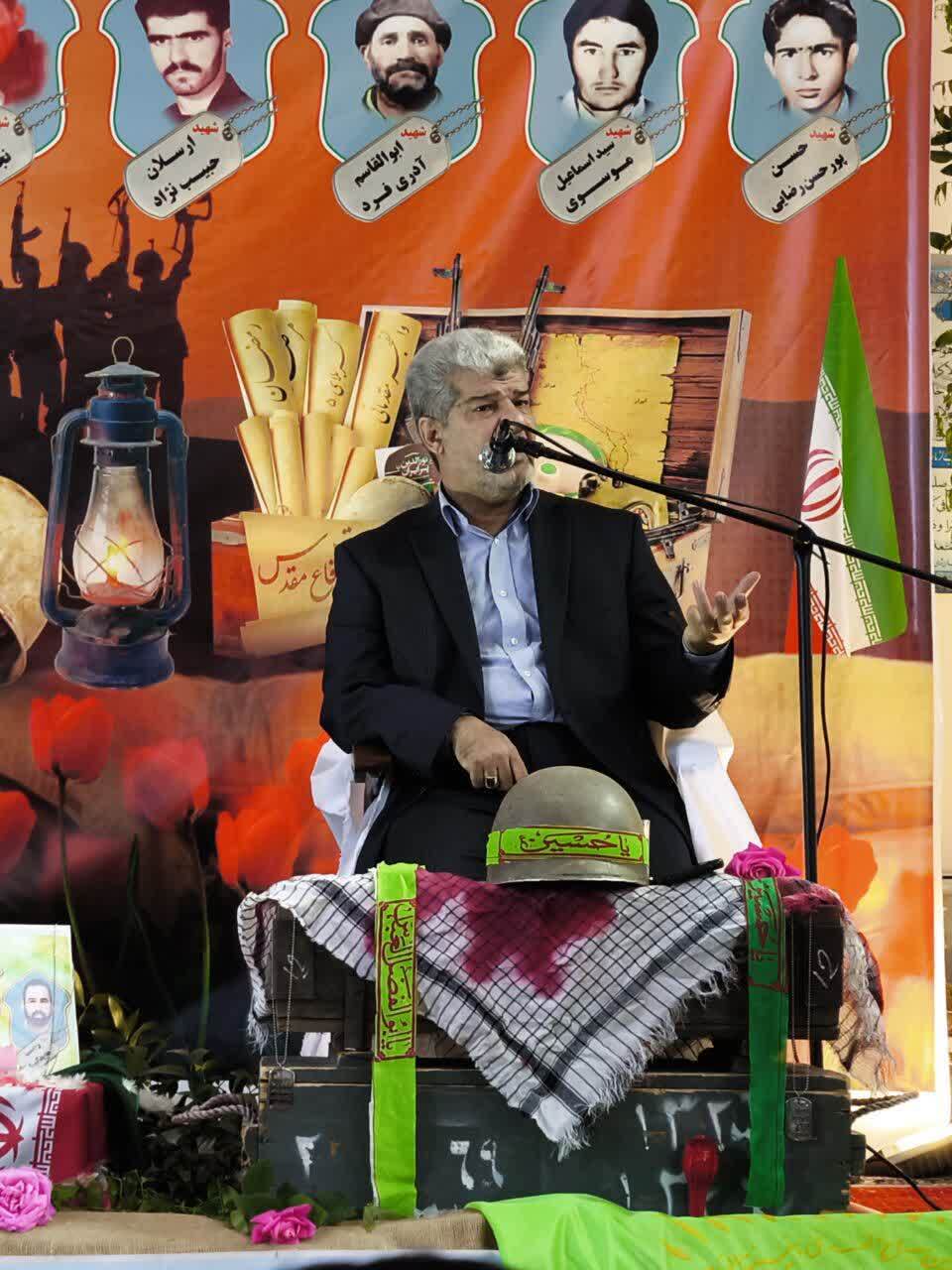 بیستمین یادواره شهدا روستاهای دشت، چشمه خان، آرمادلو از توابع شهرستان گرمه برگزار شد