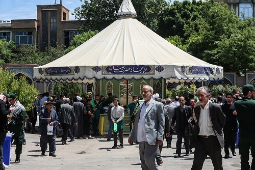 بزرگداشت شهدای خدمت در تبریز با حضور رئیس جمهور ایران
