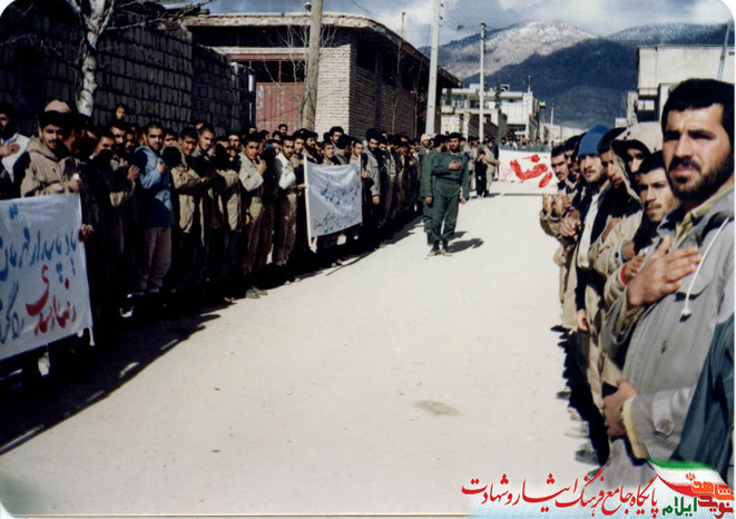 تشییع پیکر شهید رضا اسدی