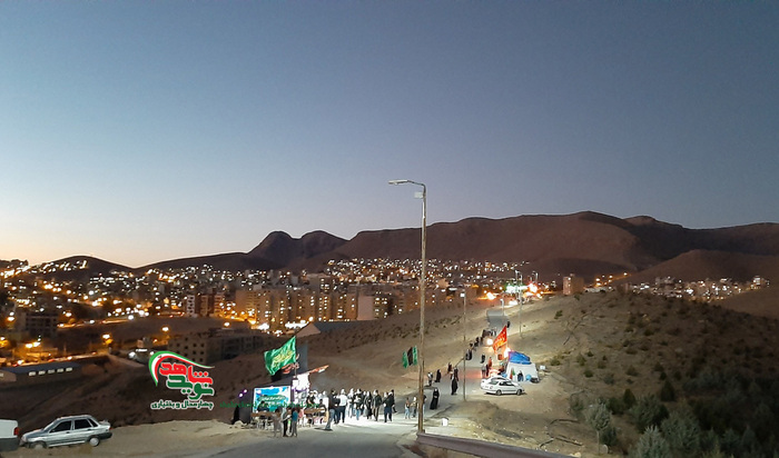 تپه نورالشهدای شهرکرد، پیاده‌روی جاماندگان اربعین حسینی