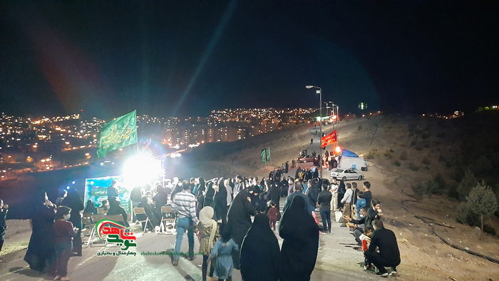 تپه نورالشهدای شهرکرد، پیاده‌روی جاماندگان اربعین حسینی