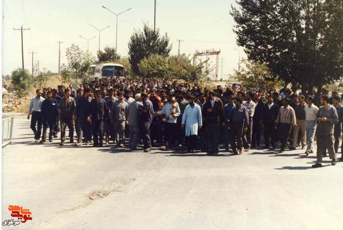 استقبال از آزاده نجفعلی رضایی 1369