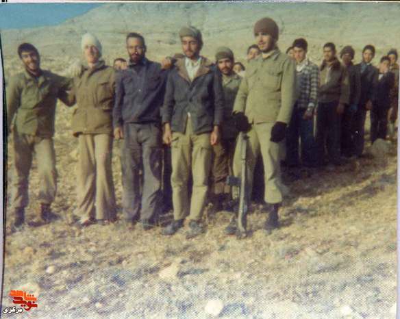 آموزش نظامی بسیج 1360 - روستای اسفندان