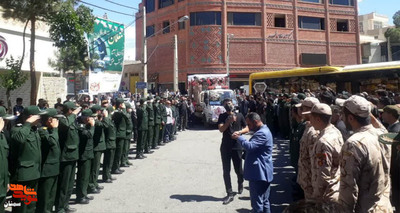 مراسم تشییع شهدای گرانقدر شبستانی و علیحسینی- چهاردهم اردیبهشتماه ۱۴۰۲ خیابان امام تا گلزار شهدای فردوس رضای شهرستان دامغان