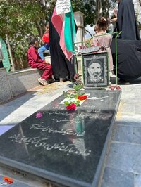 تجدید عهد و پیمان دانش‌آموزان با شهدا- بیست و هفتم اردیبهشت ۱۴۰۳ روستای چهارطاق شهرستان شاهرود