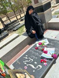 تجدید عهد و پیمان دانش‌آموزان با شهدا- بیست و هفتم اردیبهشت ۱۴۰۳ روستای چهارطاق شهرستان شاهرود