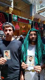 تصاویری از پویش «هر قدم به نیابت از شهدا» در پیاده‌روی اربعین حسینی ۱۴۰۳