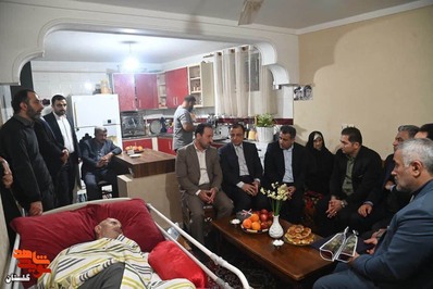 دیدار با پدر معظم شهیدان «برار قلی رایجی» و «علی رایجی» 