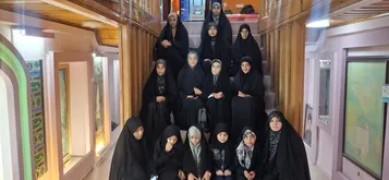 بازدید اعضای پایگاه صاحب‌الزمان محله امیریه از موزه شهدای اردبیل